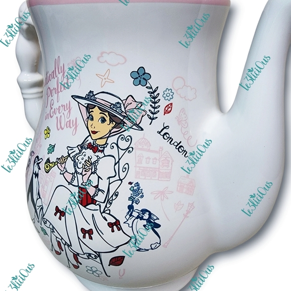 DISNEY PARKS MARY POPPINS TEAPOT - Picture 5 of 9